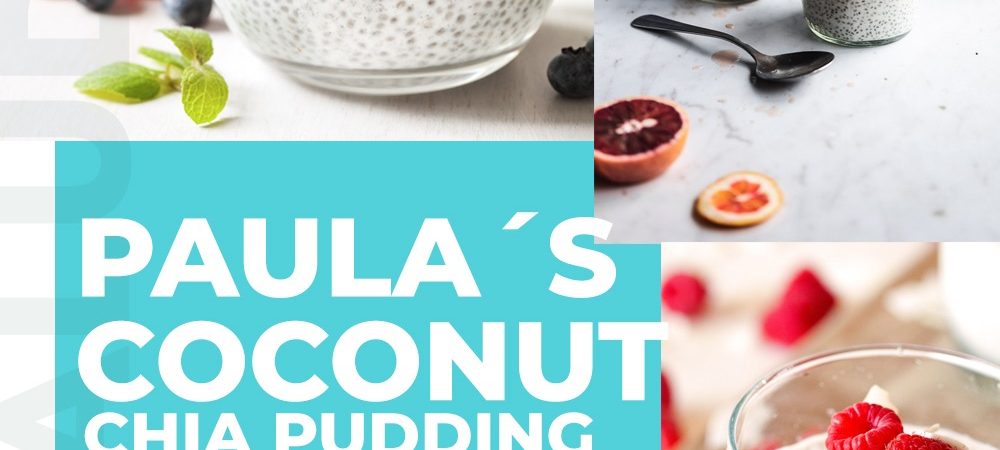 Paula’s Coconut Chia Pudding, es una receta que crees utilizando ingredientes enfocada en optimizar la salud